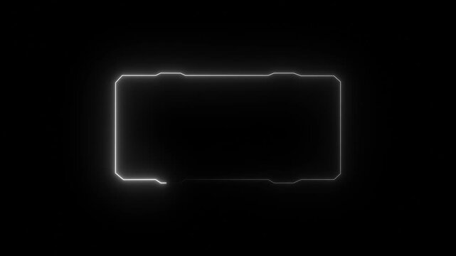 Hud Frame Digital Technology Sci-fi Frame Interface. HUD template. Frame HUD element. Futuristic viewfinder of future. interface data display screen. Artificial intelligent.technology sci fi frame hud