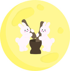 보름달 moon rabbit © GGOZI
