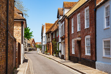 Fototapeta premium St Peters Street Historic Houses Sandwich England