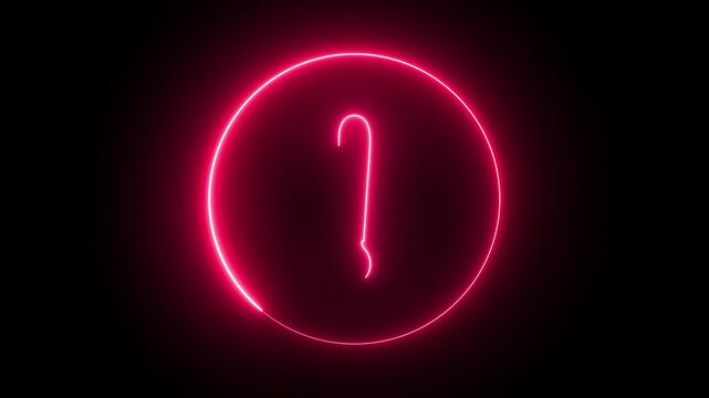Question mark symbols track search query functions inside a pink neon circle. Interactive online customer service portals look sharp over this layout. Query shapes pulse.