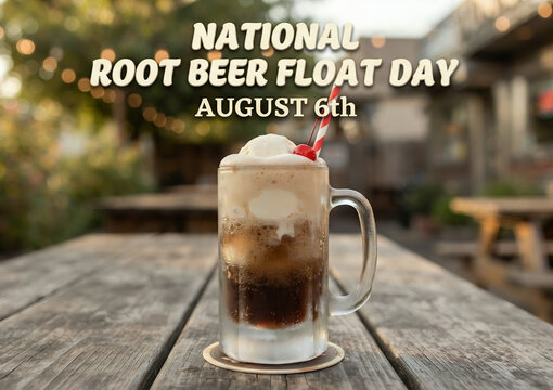 National Root Beer Float Day August 6th