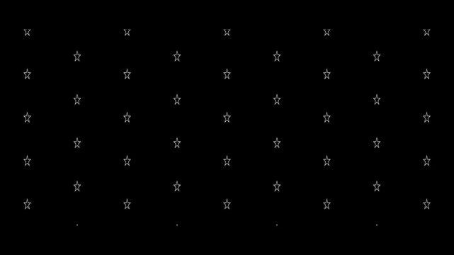 Twinkling stars animation with black screen, twinkling stars animation template, Sparkles and Twinkling Stars, blinking opacity, star glitter sparkle 4k in animation video templates