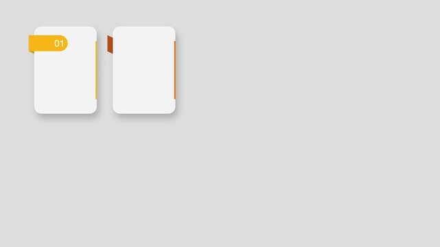 animated video of business plan infographic 10 steps template, rectangle shape for strategic planning, business presentations and reports