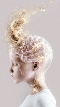 Authentic self concept representing acceptance, confidence and personal freedom.