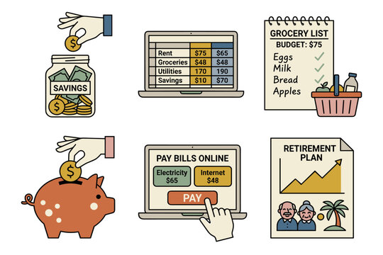 Financial Planning Icons