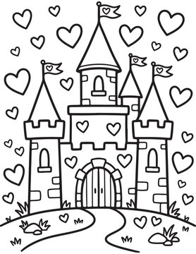 Castle coloring pages