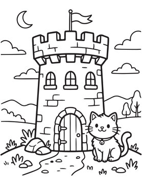 Castle coloring pages