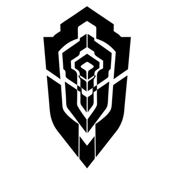 shield with wings