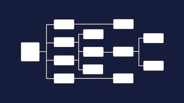 Abstract glowing workflow diagram overlay. Business process mapping and data structure visualization. Digital flowchart interface.
