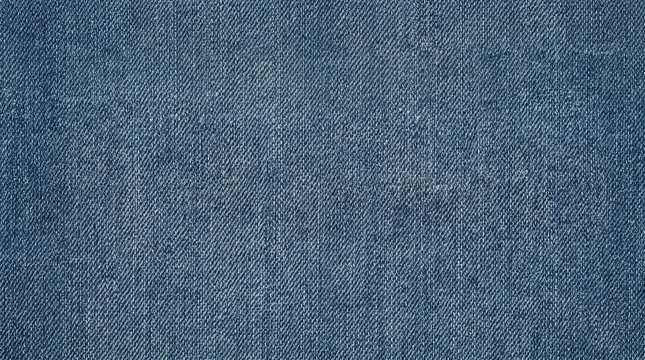 Blue denim texture background, close up of classic indigo jean fabric, durable cotton textile material for fashion design and apparel mockups