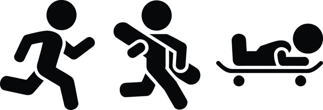 Man falling and dropping items from hands vector illustration