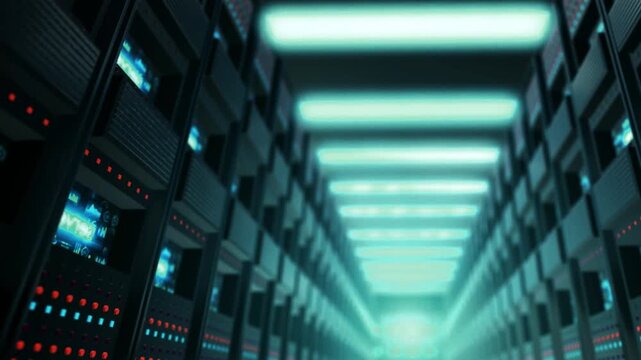 High Performance Enterprise Server Room With AI Inference, Virtualization and Advanced Network Infrastructure