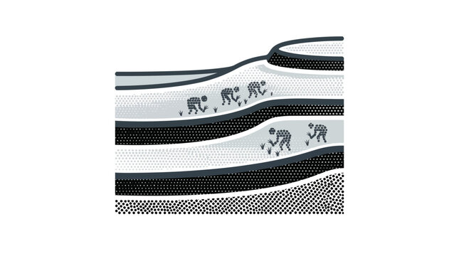 Stacked hockey socks with logos and patterns.