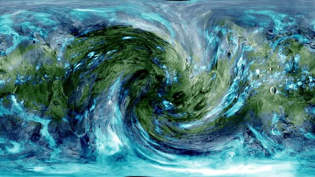 Abstract texture backdrops warp blue and green planetary surfaces over a screen. Modern computer hardware slide decks gain an interesting layout texture. Fluid zones shift.