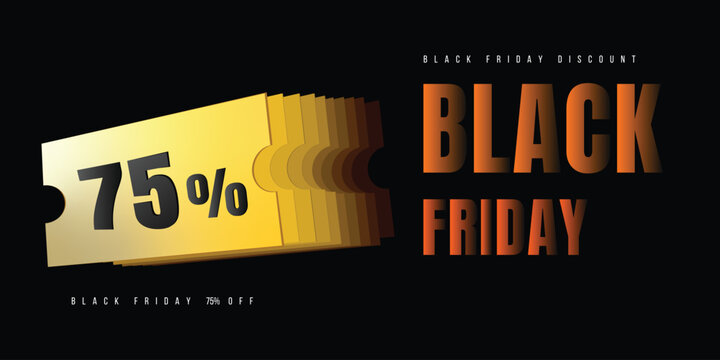 Black Friday Discount Ticket Template