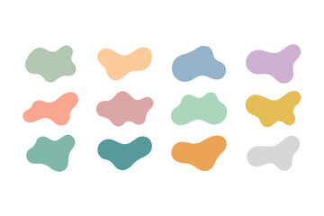Fototapeta premium Colorful Abstract Shapes Background for Design Projects