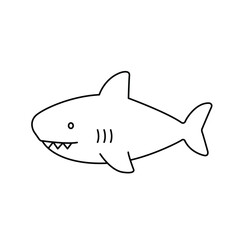 Fototapeta premium Doodle-style line art featuring cute animals. Hand-drawn vector illustration.