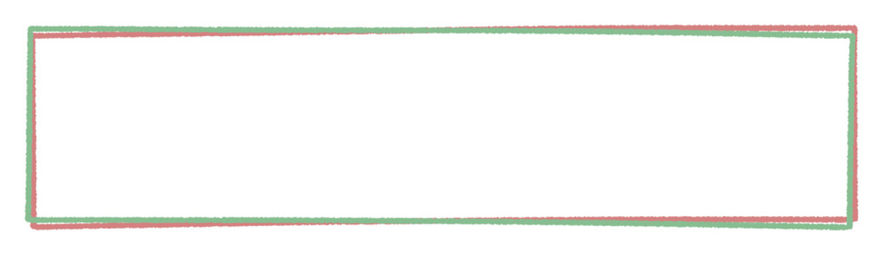 Simple Hand Drawn Pastel Banner Frame Illustration