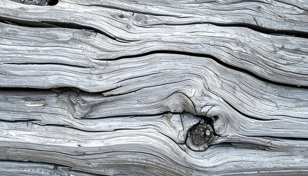 Weathered teak wood texture with silvery grey outdoor aging and detailed cracks.