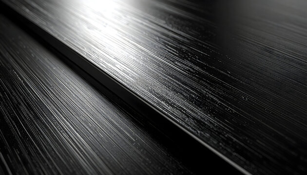 Matte black anodized aluminum texture with fine grain and subtle premium lighting.