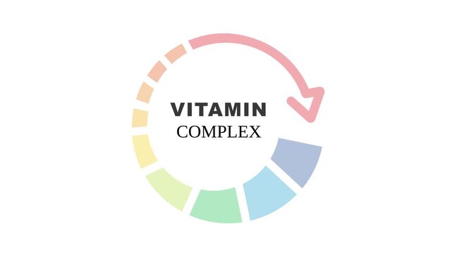 Multivitamins label, Icon, concept. Vitamins complex, banner for advertising, health, medical science. 