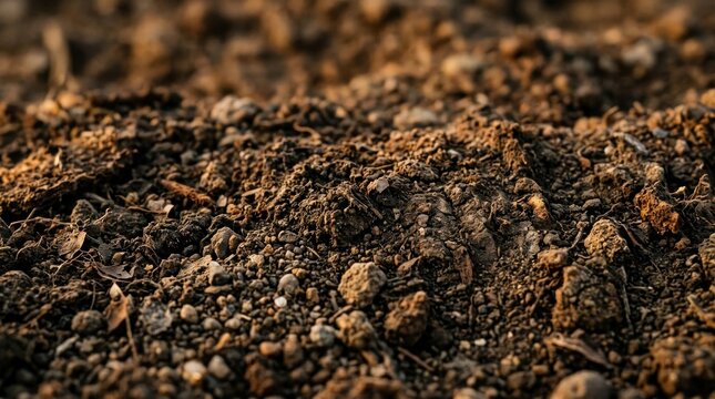 Close up of dry cracked earth.
