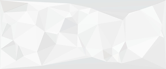Fototapeta premium Geometric Grey Polygonal Background With Faceted Triangles For Modern Design And Minimalist Art