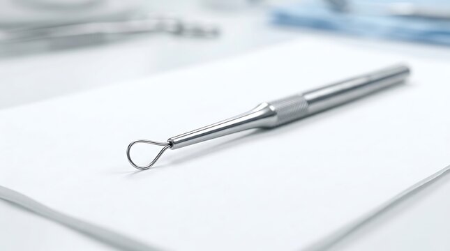 Professional stainless steel comedone extractor tool for facial skin care