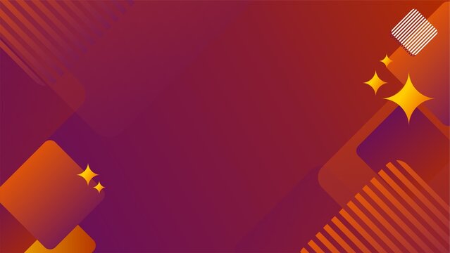 Abstract Geometric Background with Corner Stripe Elements