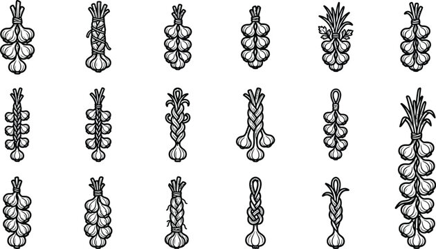 Variety of chain link designs.