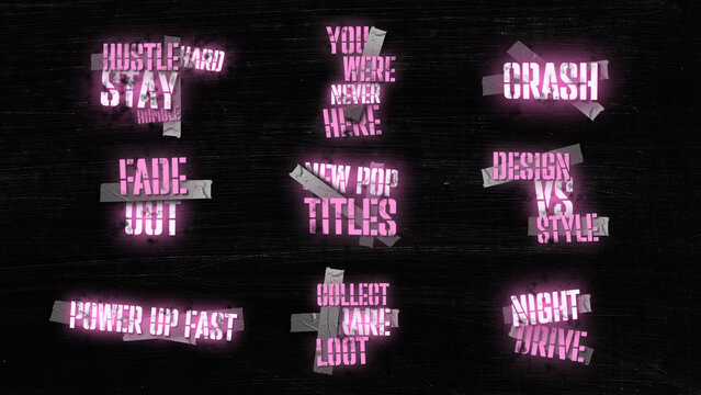 Urban Grunge Titles