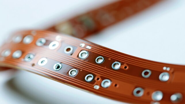 Flexible Circuit Board Electronic Component Technology Macro Detail
