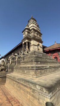  Glimpese of temple of Bhaktapur in Nepal.
