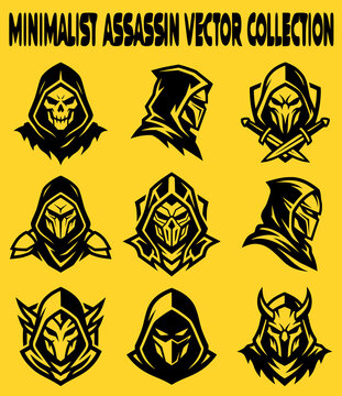 minimalist assassin vector collection 