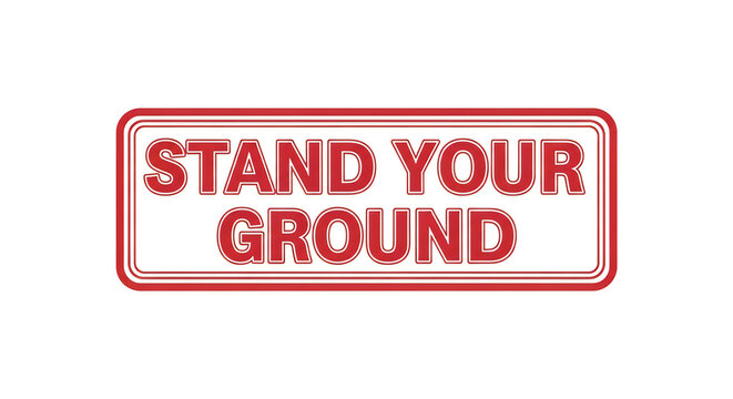 A bold motivational phrase encouraging resilience and determination, with a strong, bold red font on a clean