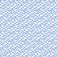 Fototapeta premium Water wave pattern background. Ocean waves vector texture. Sea waves backdrop.