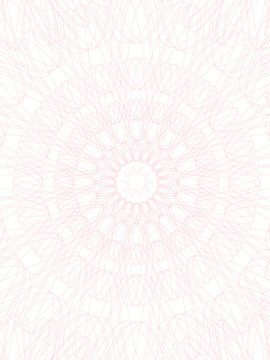 Guilloche vector background grid. Geometric lathe criss cross line pattern for document design, tickets, currency, official check and diploma authenticity.