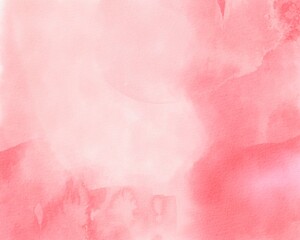 Fototapeta premium Romantic pink watercolor texture background, perfect for Valentine's Day designs. Soft hand-painted wash for love letters, greeting cards, elegant branding, invitations, and romantic art projects.