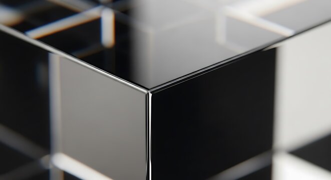black and white abstract