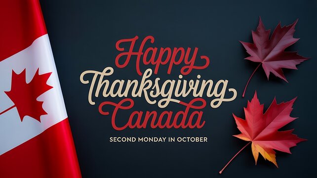 Happy thanksgiving canada celebration second monday in october