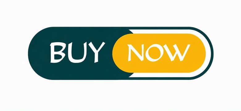 Buy now call to action button with modern design