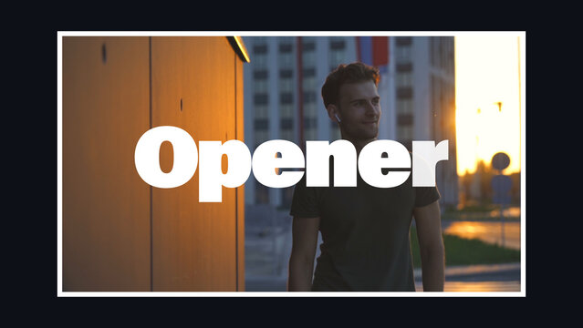 Modern Promo Slideshow Opener Animation Template
