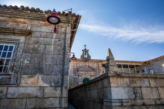 Solar de Alarc&atilde;o, a historic building situated in the town of Guarda, Portugal