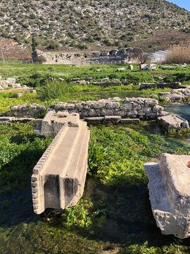 Ancient Greek and Roman Architecture, Limyra Ancient Ruins, Antalya Turkey