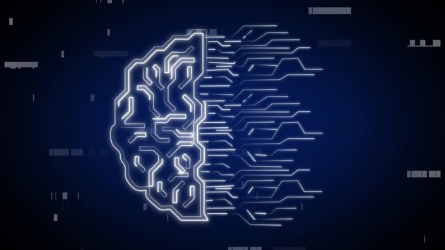 Electronic brain artificial animation connects technical motherboard components. Cognitive automation computing servers apply an electronic brain artificial animation.