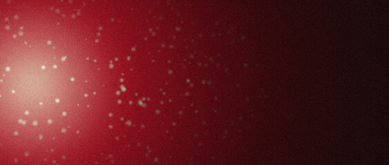 Cosmic red nebula with glowing stars and space dust illustration Background © Tha Holy Love