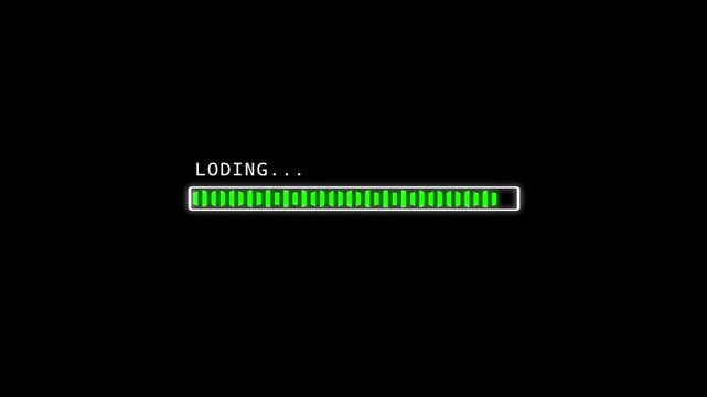 line art animation, Loading round shape motion icon, load game data, Loading round shape animation, Technology icon motion graphic, Icon motion element. 4k video