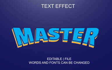 Fototapeta premium 3rd text effect editable file