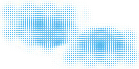 Fototapeta premium Vector abstract background from blue halftone
