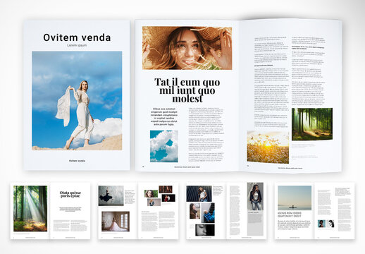 Modern Photography & Lifestyle Magazine Template
